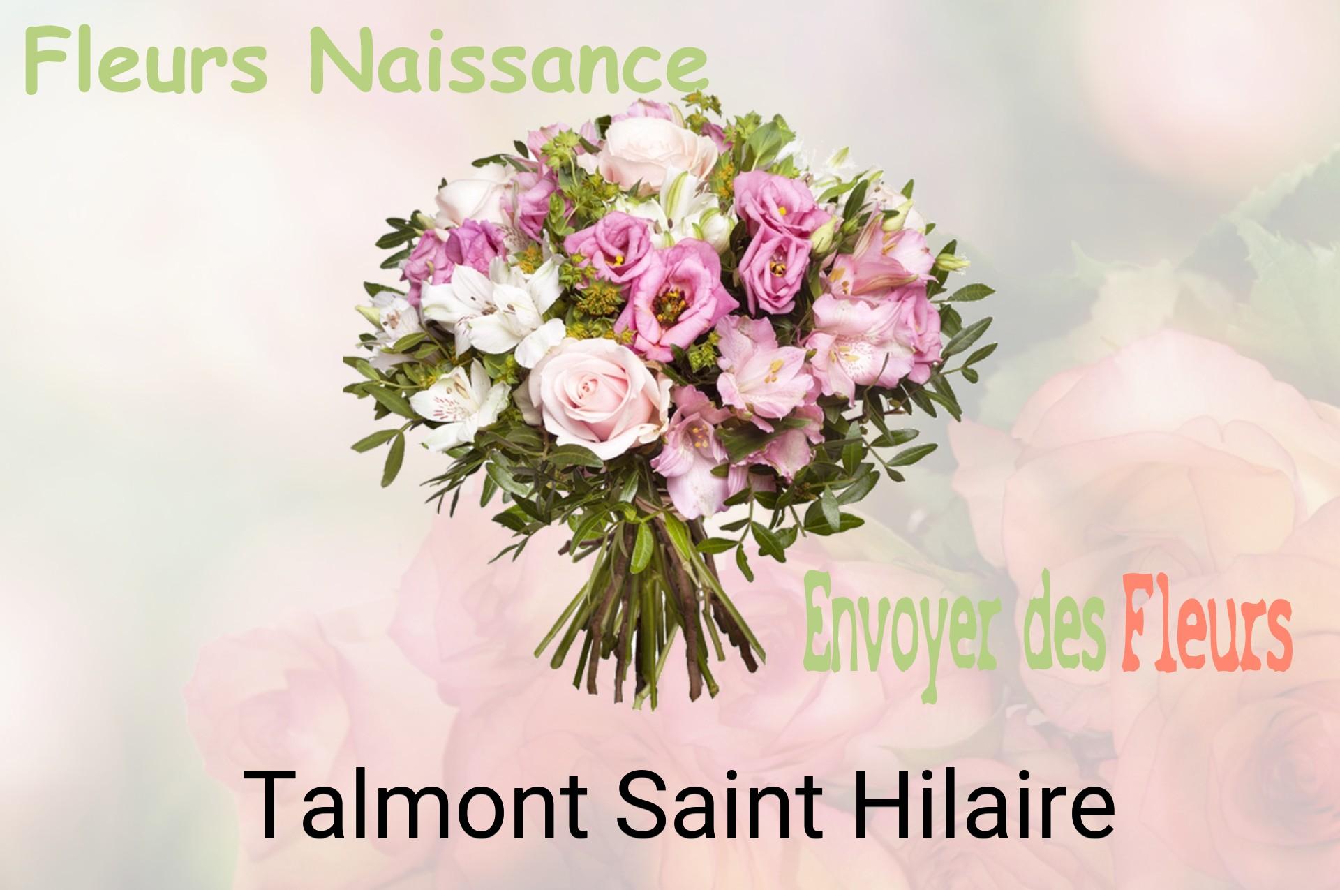 Bouquet de fleurs de naissance livré à Talmont-Saint-Hilaire